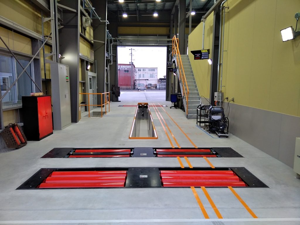 愛知県一宮市に建設中の名鉄自動車整備株式会社様の内装の様子